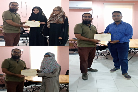 Certificate Distribution to interns
